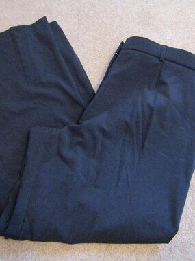 Napa Valley Navy Pull On Cropped Tapered Pants Plus Size 20W NWT